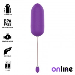 ONLINE HUEVO VIBRADOR WATERPROOF LILA