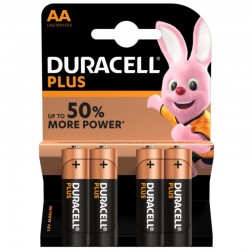 DURACELL PLUS POWER 50 PILA ALCALINA AA LR6 BLISTER4