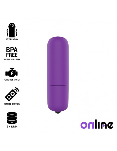 ONLINE MINI BALA VIBRADORA LILA