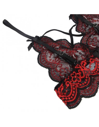 SUBBLIME SET DOS PIEZAS TOP Y PANTIES DE ENCAJES S M