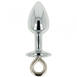 OHMAMA FETISH PLUG ANAL METaLICO CON ANILLA 2