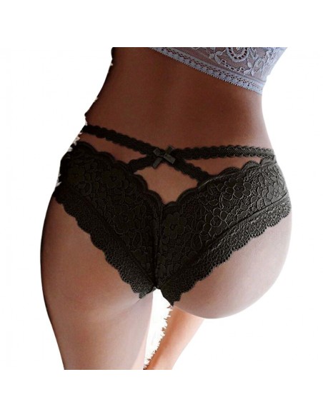 QUEEN LINGERIE PANTIES DE ENCAJE FLORAL L XL