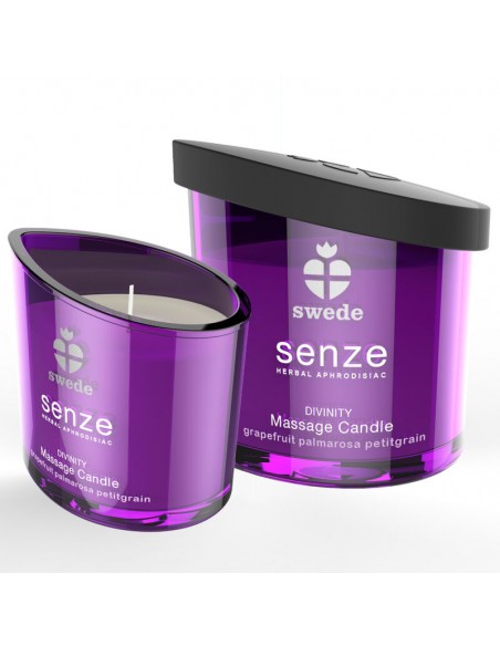 SWEEDE SENZE DIVINITY VELA MASAJE POMELO PALMAROSA PETITGRAIN