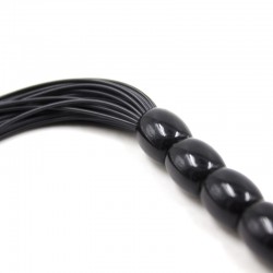 OHMAMA FETISH LATIGO CON MANGO SILICONA ACANALADO 22 CM 2