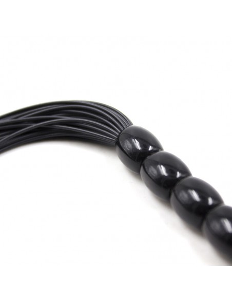 OHMAMA FETISH LATIGO CON MANGO SILICONA ACANALADO 22 CM