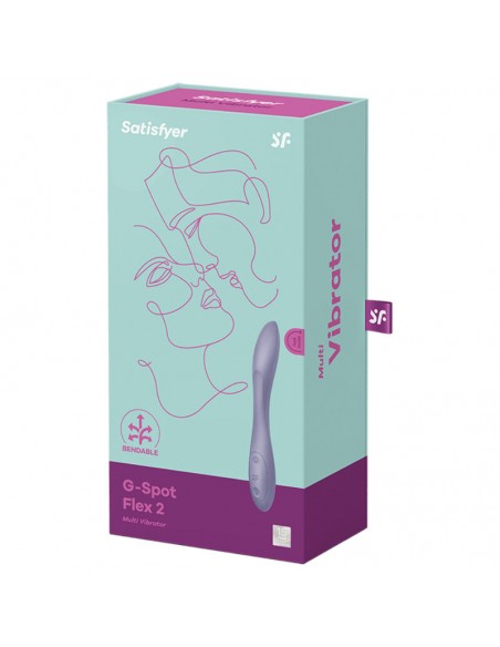 SATISFYER G SPOT FLEX 2 MULTI VIBRADOR MORADO