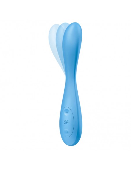 SATISFYER G SPOT FLEX 4 MULTI VIBRADOR AZUL