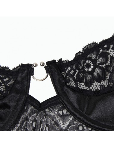 SUBBLIME CORSET NEGRO CON CINTURON L XL