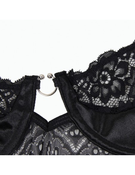 SUBBLIME CORSET NEGRO CON CINTURON L XL