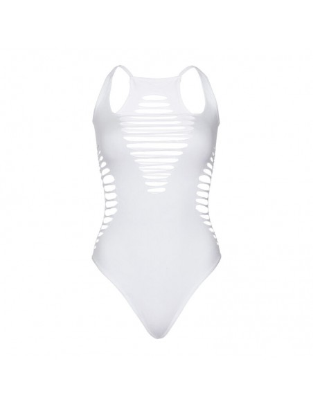 LEG AVENUE BODY TANGA RACERBACK TALLA UNICA BLANCO