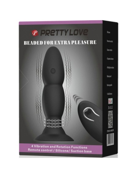PRETTY LOVE PLUG VIBRADOR Y ROTACIoN POR CONTROL REMOTO
