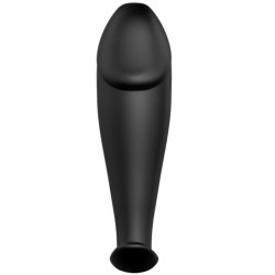 PRETTY LOVE PLUG ANAL SILICONA FORMA PENE Y 12 MODOS VIBRACION NEGRO 2