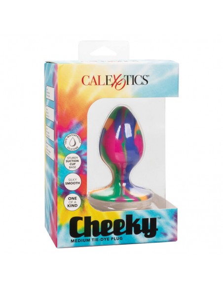 CALEX CHEEKY MEDIUM TIE DYE PLUG ANAL CALEX CHEEKY MEDIUM TIE DYE PLUG ANAL