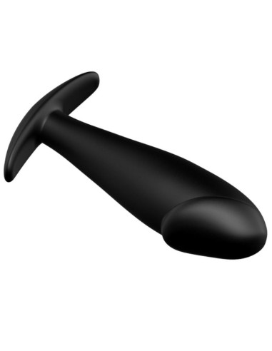 PRETTY LOVE PLUG ANAL SILICONA FORMA PENE Y 12 MODOS VIBRACION NEGRO