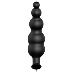 PRETTY LOVE PLUG ANAL SILICONA ESTIMULACION EXTRA Y 12 MODOS VIBRACION NEGRO 2