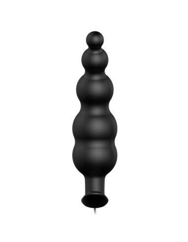 PRETTY LOVE PLUG ANAL SILICONA ESTIMULACION EXTRA Y 12 MODOS VIBRACION NEGRO