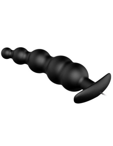 PRETTY LOVE PLUG ANAL SILICONA ESTIMULACION EXTRA Y 12 MODOS VIBRACION NEGRO