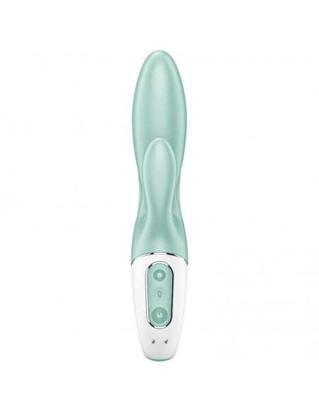 SATISFYER AIR PUMP BUNNY 5 VIBRADOR RABBIT INFLABLE VERDE