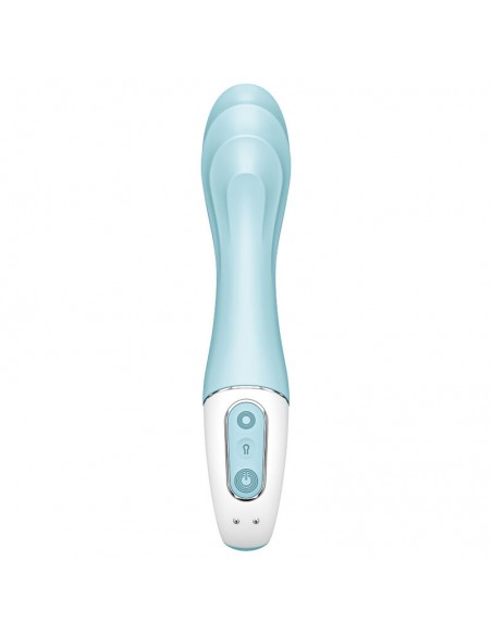 SATISFYER AIR PUMP VIBRATOR 5 VIBRADOR PUNTO G INFLABLE AZUL