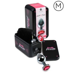 SECRETPLAY PLUG ANAL FUCSIA 8CM 2