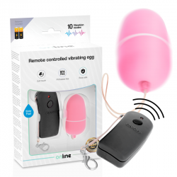 ONLINE HUEVO VIBRADOR CON MANDO CONTROL REMOTO ROSA 2