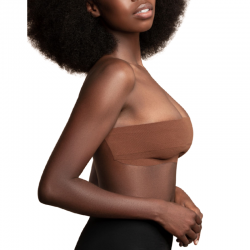 BYE BRA BODY CINTA 5M X 65 CM 3 PARES DE PEZONERAS MARRON OSCURO 2