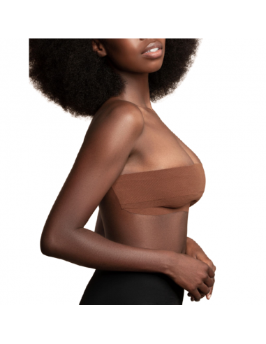BYE BRA BODY CINTA 5M X 65 CM 3 PARES DE PEZONERAS MARRON OSCURO