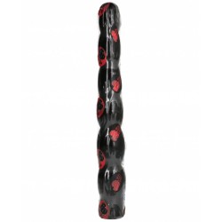 ALL BLACK ANAL DILDO 32CM 2