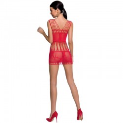 PASSION WOMAN BS090 BODYSTOCKING ROJO TALLA UNICA 2