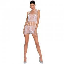 PASSION WOMAN BS090 BODYSTOCKING BLANCO TALLA UNICA