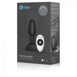 B VIBE RIMMING CONTROL REMOTO ANAL PLUG PETITE NEGRO 2