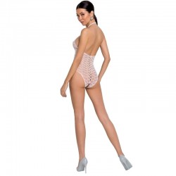 PASSION WOMAN BS087 BODYSTOCKING BLANCO TALLA UNICA 2