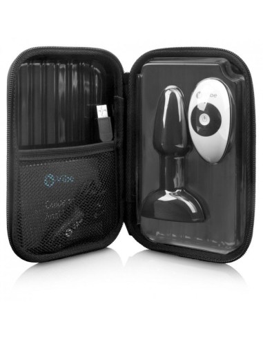B VIBE RIMMING CONTROL REMOTO ANAL PLUG PETITE NEGRO