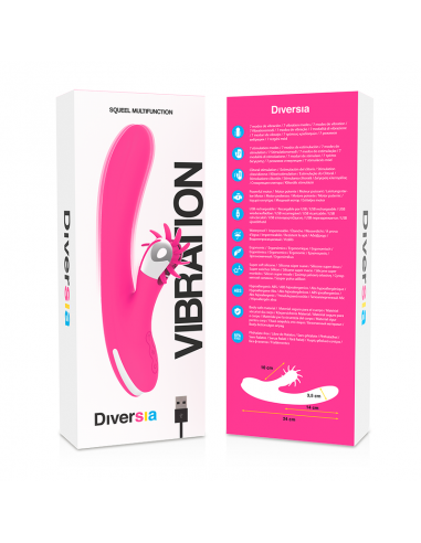 DIVERSIA BUNNY VIBRATING 24 CM