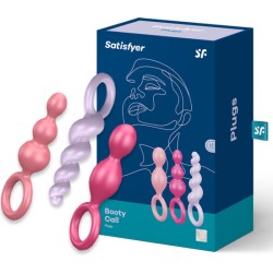SATISFYER ANAL PLUGS SET 3PCS TRICOLOR 2