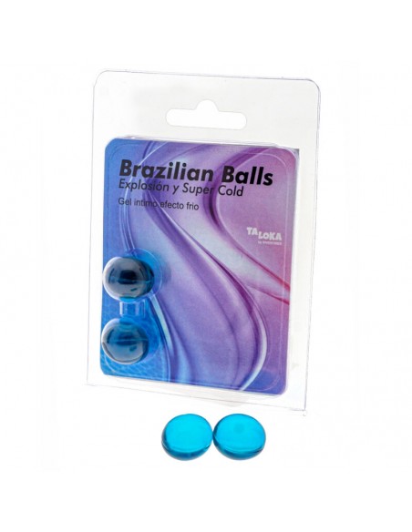 TALOKA BRAZILIAN BALLS GEL EXCITANTE EFECTO FRiO 2 BOLAS