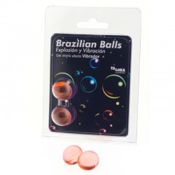 TALOKA BRAZILIAN BALLS GEL EXCITANTE EFECTO VIBRACIoN 2 BOLAS