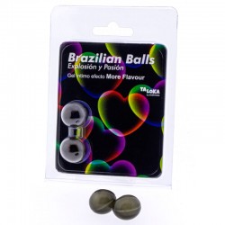 TALOKA BRAZILIAN BALLS GEL EXCITANTE EFECTO MORE FLAVOUR 2 BOLAS