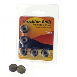 TALOKA BRAZILIAN BALLS GEL EXCITANTE EFECTO FRESCOR 5 BOLAS