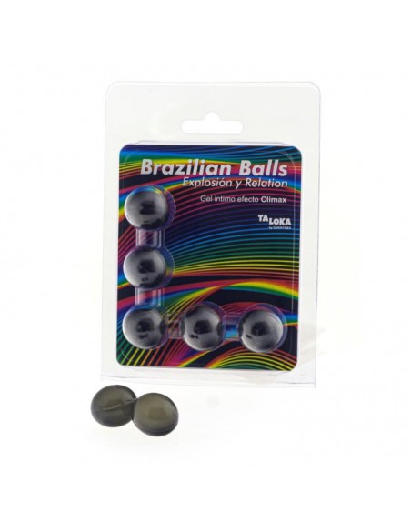 TALOKA BRAZILIAN BALLS GEL EXCITANTE EFECTO MORE FLAVOUR 5 BOLAS
