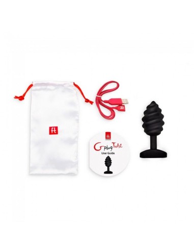GPLUG TWIST CON VIBRACIoN NEGRO