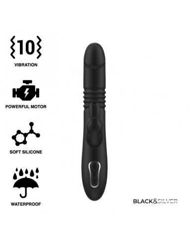 BLACKSILVER KENJI STIMULATING VIBE COMPATIBLE CON WATCHME WIRELESS TECHNOLOGY