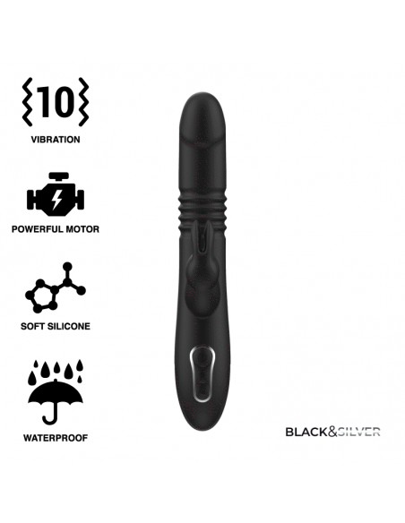 BLACKSILVER KENJI STIMULATING VIBE COMPATIBLE CON WATCHME WIRELESS TECHNOLOGY