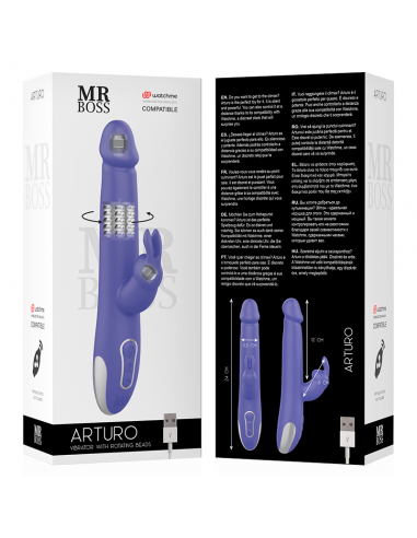 MR BOSS ARTURO VIBRATOR ROTATOR COMPATIBLE CON WATCHME WIRELESS TECHNOLOGY