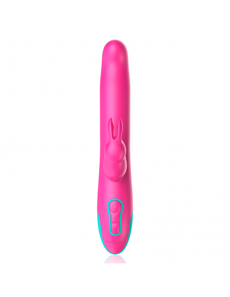 HAPPY LOKY PLUTO RABBIT VIBRATOR ROTATOR COMPATIBLE CON WATCHME WIRELESS TECHNOLOGY