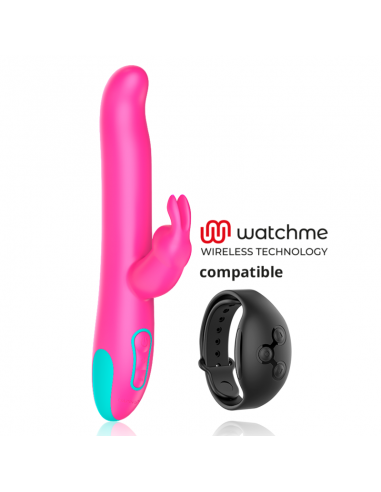 HAPPY LOKY PLUTO RABBIT VIBRATOR ROTATOR COMPATIBLE CON WATCHME WIRELESS TECHNOLOGY