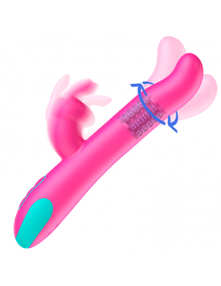 HAPPY LOKY PLUTO RABBIT VIBRATOR ROTATOR COMPATIBLE CON WATCHME WIRELESS TECHNOLOGY HAPPY LOKY PLUTO RABBIT VIBRATOR ROTATOR COMPATIBLE CON WATCHME WIRELESS TECHNOLOGY