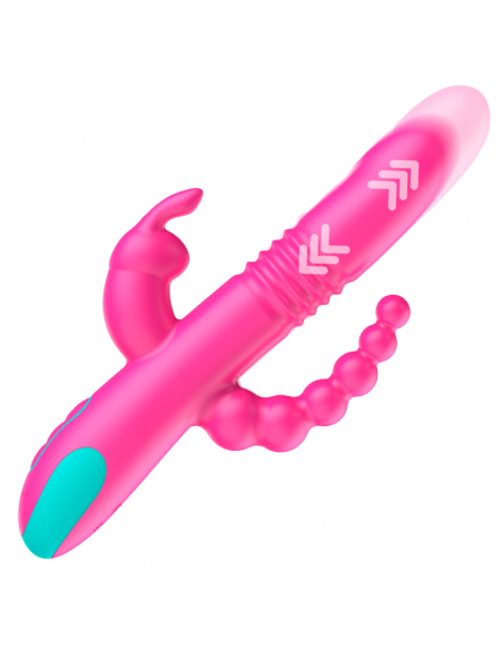 HAPPY LOKY DONALD TRIPLE ESTIMULACIoN ANAL PUNTO G CLiTORIS COMPATIBLE CON WATCHME WIRELESS TECHNOLOGY