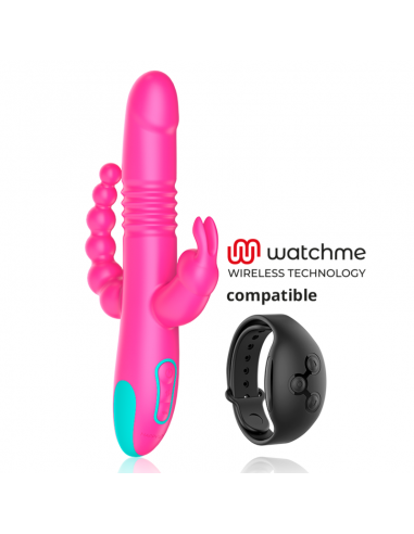 HAPPY LOKY DONALD TRIPLE ESTIMULACIoN ANAL PUNTO G CLiTORIS COMPATIBLE CON WATCHME WIRELESS TECHNOLOGY