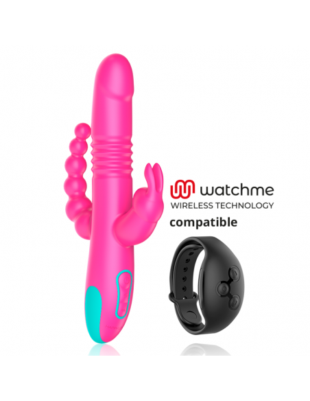 HAPPY LOKY DONALD TRIPLE ESTIMULACIoN ANAL PUNTO G CLiTORIS COMPATIBLE CON WATCHME WIRELESS TECHNOLOGY